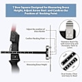 Miniatyrbilde 4 av 5: Buestreng Nocking Point Tang Strenger Nock Sett T Form Bue Vinkel Linjal Strengvoks Rest Bueskyting,
