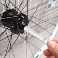 Miniatyrbillede 7 af 8: Cykel Thru Axle Hub Adapter 12mm til 9mm Hurtigudløserspyd Sølv
