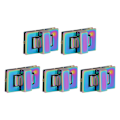 Miniatyrbild 8 av 8: 5 Set Twist Locks Färgglada Rektangulära Hållbara Utsökta Väskslutar för DIY Axelväskor Handväskor