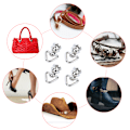 Miniatyrbillede 8 af 8: 4 STK Metal Ring Skrue Rundt Hoved Studs Nitte Nail Rotate Spikes DIY Læder Craft Hardware Tilbehør Sølv