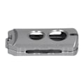 Miniatyrbillede 7 af 8: Nøglebeskyttende etui nøglering cover CNC aluminiumlegering passer til Yamaha NVX 125/155 XMAX 250 Aerox 155Grå