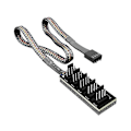 Miniatyrbillede 1 af 5: Chassis Fan Hub CPU Køling 5 Port 4 Pin PWM Controller Multiple Points+kabel