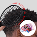 Miniatyrbillede 5 af 8: 6 stk/pose Stanniol Hot Perm Kam Frisørværktøj Dreadlocks Kam Hårstyling Kam