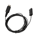 Miniatyrbillede 6 af 8: CIC programmeringskabel sort juster lydstyrke test nøjagtig signaltransmission USB programmeringsforbindelseskabel