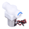 Miniatyrbillede 1 af 8: 1/4in magnetventil Drikkevand Quick Connector Bistabilt Puls Hydraulisk Udstyr DC4.5V