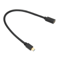 Miniatyrbilde 4 av 8: Mini Displayport-kabel 1,4 Ca. 11,8 tommer hann til Mini DisplayPort hunn 8K 60Hz Safe Stable for PC TV-projektor