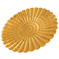 Miniatyrbillede 3 af 8: Gyldent frugtfad med chrysanthemum-blonde design, elegant rustfrit slikplade til køkkenborde, skriveborde, lounger, buffeter, barer