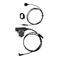 Miniatyrbilde 2 av 8: U94+ fingermikrofon PTT plug and play U94 PTT-adapter for 2,5 mm walkietalkier svart