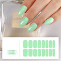 Miniatyrbillede 5 af 5: Solid Color Gel Nail Polish Wraps - Full Wraps6