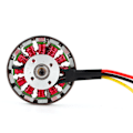 Miniatyrbillede 7 af 8: 5010-360KV 1 stk. Metal udendørs stor belastning multiakse tyk ledning hul dæksel dobbelt leje børsteløs motor negativ tand