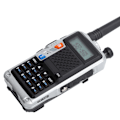 Miniatyrbild 7 av 8: Bärbar Walkie Talkies Kit Handhållen LCD-display Walky Talky med Baksida Klipp 100‑240VSilver EU-kontakt 100‑240V