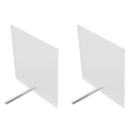 Miniatyrbillede 8 af 8: 2 stk. neglekunst farve display tavle robust akryl falske negletip visning holder til neglesalon