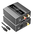 Miniatyrbilde 1 av 4: Optisk Til Rca Konverter Audio Konverter Digital Til Analog Audio Koaksial Til Rca Adapter 3.5mm Aux W
