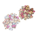 Miniatyrbilde 8 av 8: 100 stk håndverksknapper solid tre retro kattestil assorterte farger lyse treknapper for sying DIY-dekorasjon