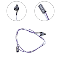 Miniatyrbillede 3 af 5: Computer Host Switch Line Reset Kabel Tænd/Sluk Trykknap 2 Pin Med 1 Pakke