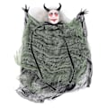 Pikkukuva 1 / 8: Halloween Riippuva Ghost Sisustus Simulaatio Elävä Hauska Pelottava Halloween-riipus Halloween-juhliin Kummitustalo Vihreä 25x20cm / 9,8x7,9 tuumaa