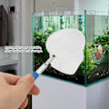 Miniatyrbilde 3 av 5: Fisk Reke Håv Justerbar Mini Fiskeakvarium Fiskenett (blått rundt nett)