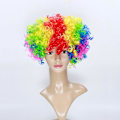 Miniatyrbilde 3 av 5: Flerfarget Clown Parykk for Barn og Voksne Perfekt for Karneval Halloween og Feiringer