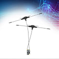 Miniatyrbild 2 av 5: 900Mhz 2.4Ghz RX Mottagare ELRS RX Gemini Mottagare 80x1/120x1MM