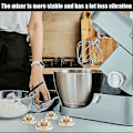 Miniatyrbillede 2 af 5: 5 stk. Mixer Fod Bund Pad Stativ Tilbehør Udskiftning Mixer Tilbehør kompatibelt med Kitchenaid Mixer 9709707