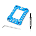 Miniatyrbillede 1 af 5: Kompatibel Smart 12. Generations CPU Bøjnings Hot Right Spænde Lga1700/1800 Udskiftning Cnc Aluminium Lga17xx-bcf blå