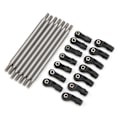 Miniatyrbilde 4 av 8: RC Metal Rod Link Linkage Rustfritt Stål Chassis Link Tie Rods Set for REDCAT GEN8 RC Bil Oppgraderingsdeler