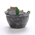 Miniatyrbild 6 av 7: Växter Kruka Suckulenta Växter Kruka med Sweet House Blomkorg Planterkruka Kruka Trädgårdsdekoration