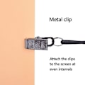 Miniatyrbilde 5 av 5: 12-pakks sorte bakgrunnsklemmklips for fotostudiovideo