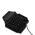 Miniatyrbillede 6 af 8: Half Hand Gaming Keyboard Mus Combo USB Ledet LED-baggrundsbelyst mus og tastatur med konverter til PS3 til XboxONE