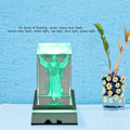 Miniatyrbild 7 av 8: 3D LED-ljusbas Displaystativ fyrkantig hållare Flerfärgad för Kristallkonstglasdekor