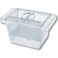 Miniatyrbild 1 av 5: Lekrum, - 3 i 1 Akvarium Fiskodlingstank med Lock, Flytande, Transparent 12,5x7x7 cm