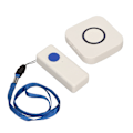 Miniatyrbillede 5 af 8: Trådløs Caregiver Personsøger Langdistance stærkt signal 38 sange 4 Gear Volume Nurse Alert System SOS Call Button 100‑240V EU-stik