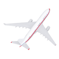 Miniatyrbild 8 av 8: Flygplansmodell i flera syften, innovativt simuleringsmodell i legering för passagerarflygplan för samling och presentation