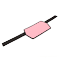 Miniatyrbild 7 av 8: Höfttrycksbälte Halkbeständigt bärbart PU-läder multifunktionellt ger balans Mjukt tryckband för gymträning Rosa