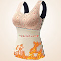 Miniatyrbilde 5 av 5: Slank Passform Sømløs Camisole med Innebygd BH for Kvinner - Peach Pink