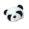 Pikkukuva 4 / 8: Sarjakuva Panda Rintaneula Pehmeä Panda Pää Kaulus Pin Korut Takkiin Puseroon Mustavalkoinen