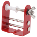 Miniatyrbild 1 av 8: Compound Recurve Bow String Server Bowstring Winder Tool Archery Thread Serving Jig Röd
