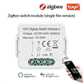 Pikkukuva 4 / 5: Zigbee 3.0 Tuya Himmennin Yksittäinen Virtakytkinmoduuli 1/2/3-tie Langaton Valokytkin 2CH
