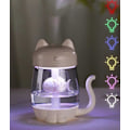 Miniatyrbillede 3 af 5: Violte Luftfugter 3 i 1 350ML USB Kat Luftfugter Cool-Mist Dejlig Mini Luftfugter Mini USB Ventilator til Skrivebord Mini Luftfugter