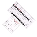 Miniatyrbild 6 av 8: 2 st Tangentbordsdekaler Universal Desktop Computer Mekanisk Gaming Ersättning Tangentbord Keyboard Matte Stickers