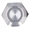 Pikkukuva 2 / 8: 5 kpl Momentary Push Button Switch Metal Auto Reset Ultra Thin Vedenpitävä LED 16mmAC220V Keltainen
