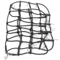 Miniatyrbild 8 av 8: Elastiskt bagage takräcke nät töjbart simuleringstillbehör för 1/8 1/10 RC CrawlerBlack