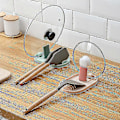 Miniatyrbillede 3 af 3: 4 stk. Foldbar Grydelågsholder (hvid) Zekai