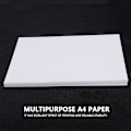 Miniatyrbild 8 av 8: 50 ark vitt tomt papper Gör-det-själv Printed Multipurpose A4