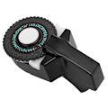 Miniatyrbillede 6 af 8: Mini manuel tapemaskine Dekorativ farvet ABS 3D prægebånd 9 mm til håndbog Sort