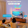 Miniatyrbild 3 av 5: Bluetooth RGB Hexagon LED Vägglampa Set för Inomhus Dekoration - App Fjärrkontroll, Perfekt för Datorspelrum och Sovrumsbelysning (5 st)