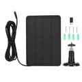 Kamera Solpanel IP65 Vattentät Kameraladdare 5V 4W Hög Effektivitet för Micro USB C Svart