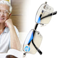 Pikkukuva 6 / 8: Metalliset Multifocal-väsymystä lievittävät lukulasit Blue Rays Presbyopic -lasit 150 hopea