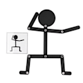 Miniatyrbillede 4 af 8: Stickman Legetøj Træning Koordination Burr Fri Sort Lind Materiale Pædagogisk Puslespil Legetøj til Over 3 År Gamle