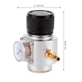 Miniatyrbilde 8 av 8: CO2 Mini Gassregulator T21 * 4 Soda Trykkmåler Wire CO2 Lader Kit 0-90 PSI (for Europeisk)